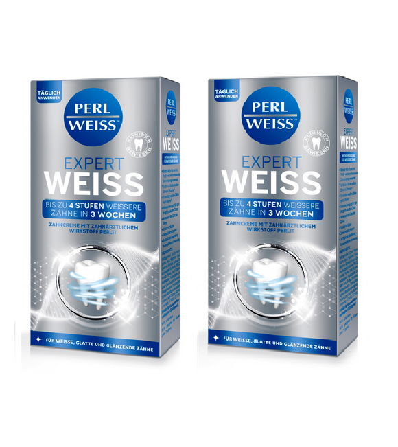 2xPack Perl Weiss Expert White Toothpaste - 100 ml