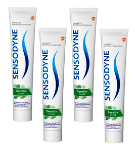4xPack Sensodyne Fluoride Sensitive Toothpaste - 300 ml