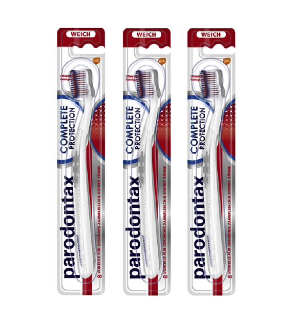 3xPack Parodontax Complete Protection Soft Toothbrush