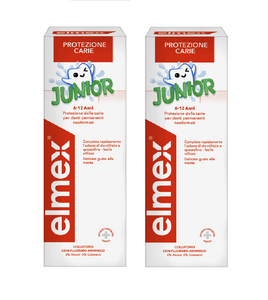 2xPack Elmex Junior Dental Rinse Mouth Wash for Kids - 800 ml