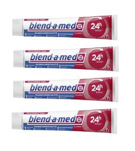 4xPack Blend-a-Med 24 Hour Protection Classic Toothpaste - 300 ml