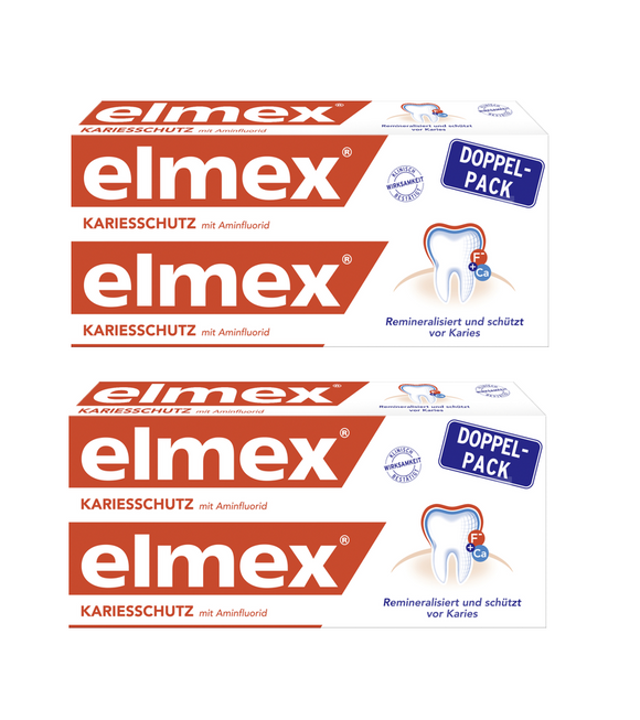 4xPack Elmex Caries Tooth Decay Protection Toothpaste - 300 ml