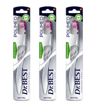 Dr.BEST Polimed Medium Toothbrushe, Set of 3