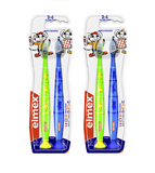 2xPack Elmex Children's Toothbrush Soft Double Pack - 4 Pcs