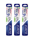 3xPack Dr.BEST Interdent Active Soft Toothbrush