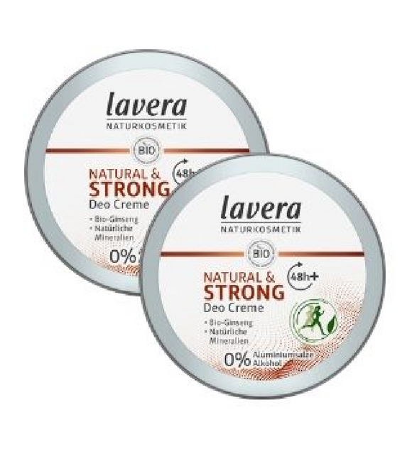 2xPack Lavera Natural & Strong  Deodorant Cream - 100 ml