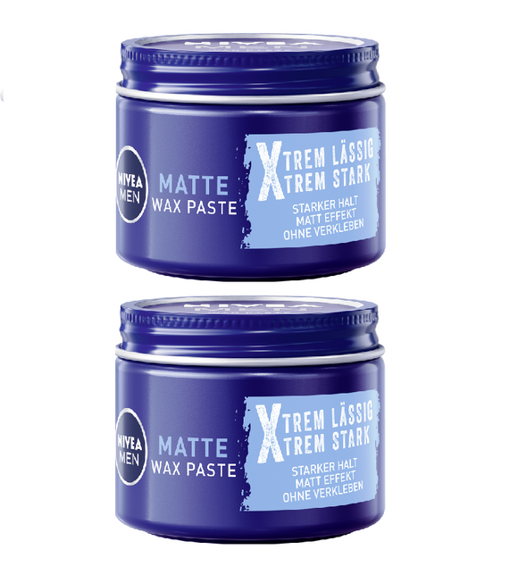 2xPack NIVEA MEN Matte Hair Wax Paste - 150 ml