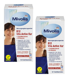 2xPacks Mivolis B12 Vitamin Treatment Ampoules - 20 Drining Bottles