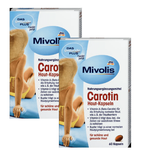 2x Pack Mivolis Carotene Skin Protection Capsules - 120 Capsules