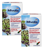 2xPack Mivolis Bile and Digestive 400 mg with Artichoke - 120 Pcs