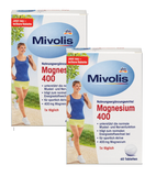 2xPacks Mivolis Magnesium 400 - 120 Pcs