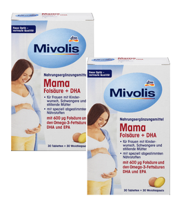 2x Pack Mivolis Mama Plus Tablets - 60 Tablets