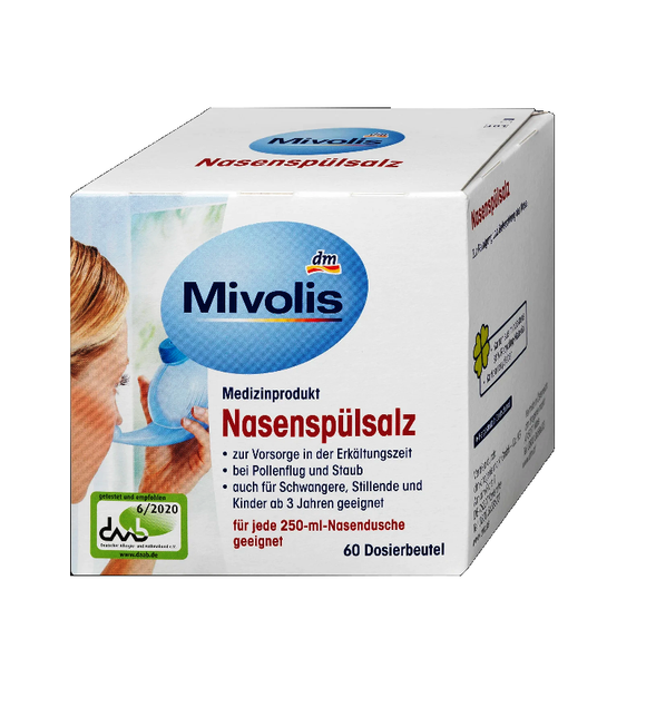 Mivolis Nasal Rinsing Salt - 60 Pcs