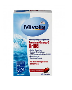 Mivolis Premium Omega-3 Krill Oil Capsules - 60 Pcs