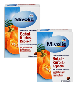 2xPack Mivolis Sabal Pumpkin Capsules - 180 Pcs