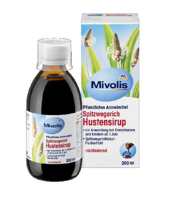 2xPacks Mivolis Herbal Cough Syrup - 400 ml