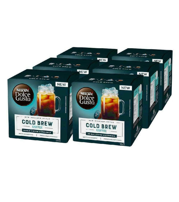 6xPack Nescafé Dolce Gusto Cold Brew Coffee – 72 Capsules