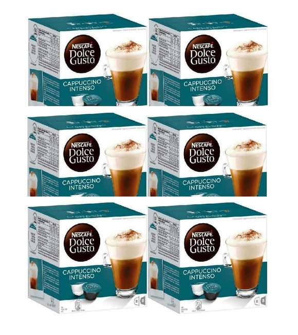 6xPack Nescafé Dolce Gusto Cappuccino Intenso – 96 Capsules