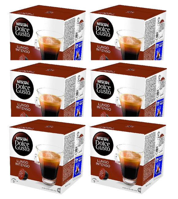6xPack Nescafé Dolce Gusto Lungo Intenso Coffee – 96 Capsules
