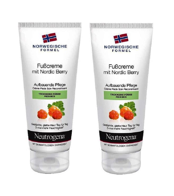 2xPack Neutrogena Foot Cream with Nordic Berry - 200 ml