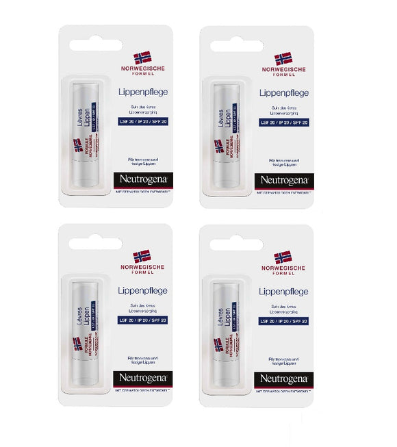 4xPack Neutrogena® Norwegian Formule Lip Care Sticks