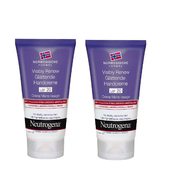 2xPack Neutrogena Visibly Renew Hand Cream - 150 ml