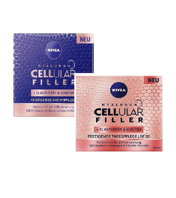 NIVEA Hyaluron Cellular Filler Firming-Shaping Day and Night Cream Set