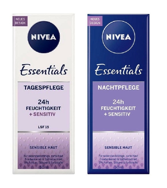 NIVEA Essentials Day and Night Cream Licorice Extract & Grape Seed Oil
