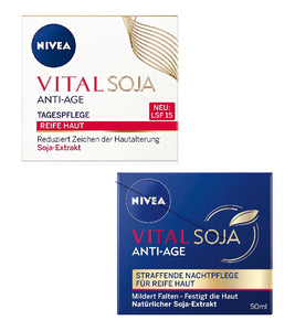 NIVEA Vital Soja Anti-Age SPF15 Day + Night Care Cream Set