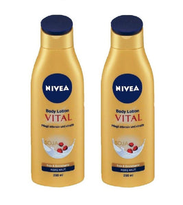 2xPack Nivea Vital Body Lotion Soy Proteins and Pomegranate Extract