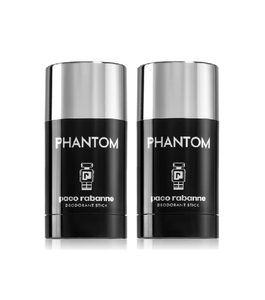2xPack Paco Rabanne Phantom Deodorant Stick for Men - 150 ml