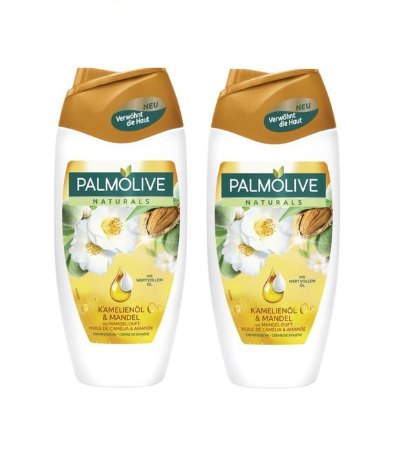 2x Pack Palmolive Naturals Bath/Shower Cream Camellia Oil & Almond 250 ml - Eurodeal.shop