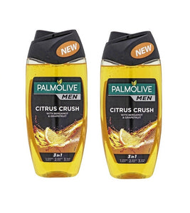 2x Pack Palmolive Citrus Crush 3-in-1 Shower Gel & Shampoo 250 ml each - Eurodeal.shop