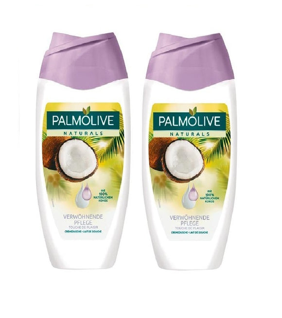 2X Pack Palmolive Naturals Bath/Shower Cream Coconut 250 ml each - Eurodeal.shop