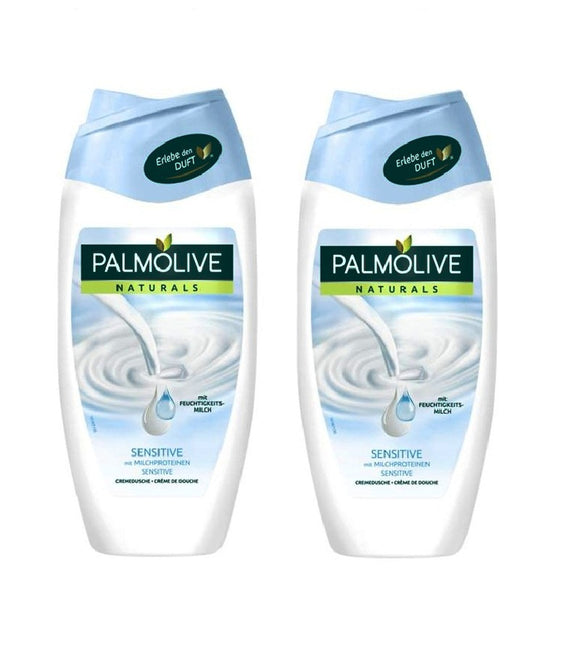2X Pack Palmolive Naturals Bath/Shower Cream Sensitive 250 ml each - Eurodeal.shop