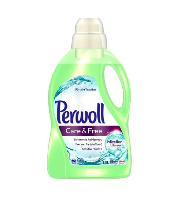 Perwoll Liquid Laundry Detergent CARE & FREE 20 WL, 1.5 L 900 ml