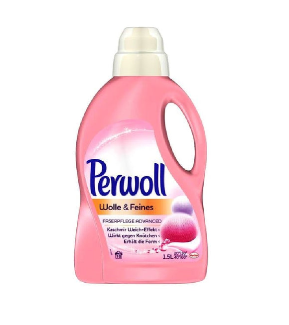 Perwoll Liquid Laundry Detergent WOOL & FINE -DELICATES' 20 WL, 1.5 L 900 ml