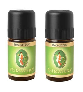 2xPack PRIMAVERA Organic Tea Tree Oil - 5 ml each - Eurodeal.shop
