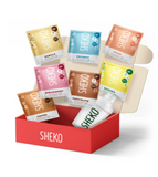SHEKO TRIAL SET - 6 Varieties of Milk Shakes, plus SHAKER CUP to Go!