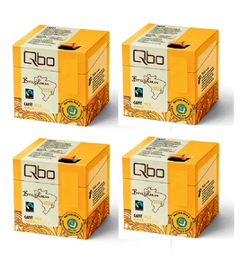 4xPack Qbo Cooperative Coopfam Caffè Mild Brazilian  - 32 Capsules