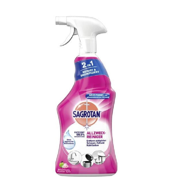 SAGROTAN 99.9% Effective All-purpose 2-in-1 Disinfectant Cleaner - 750 ml