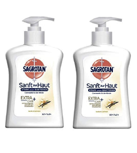 2xPack SAGROTAN Cream Soap Extra Care, Vanilla & Cashmere - 500 ml