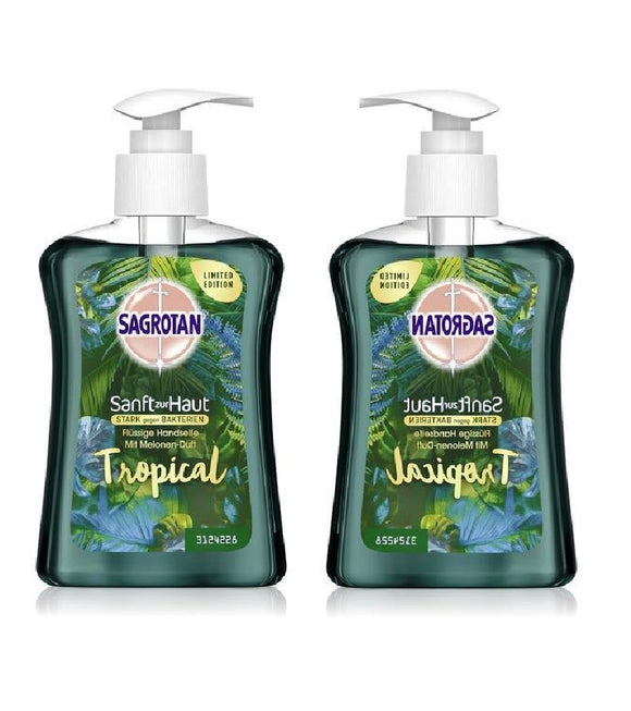 SAGROTAN Tropical Anti-Bacteria Gentle Liquid Hand Soap - 500 ml