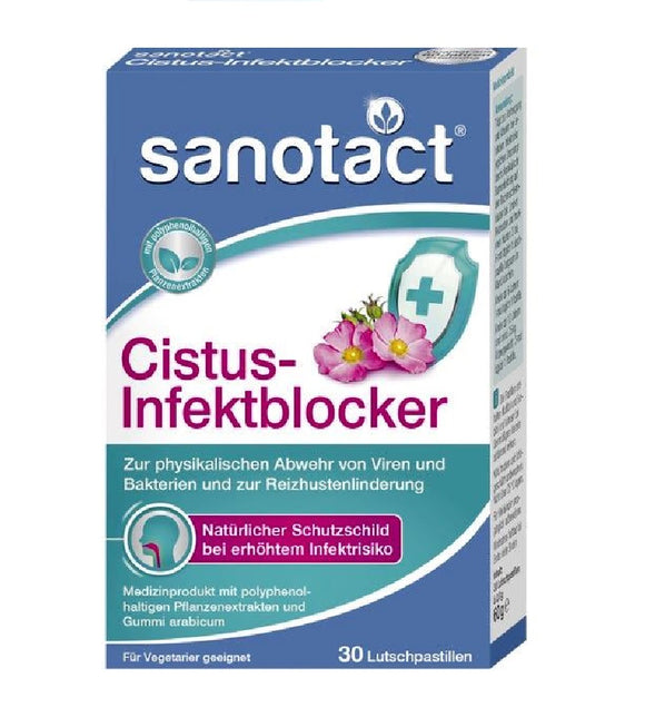 Sanotact Cistus Infection and VIrus Blocker Lozenges - 30 pcs