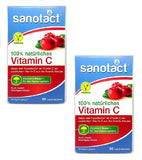 2xPack Sanotact Natural Vitamin C Lozenges - 60 pieces