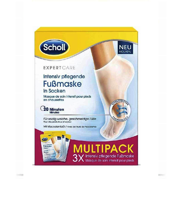 Scholl ExpertCare Intensive Care Foot Mask Set of 3 - Limited Edition