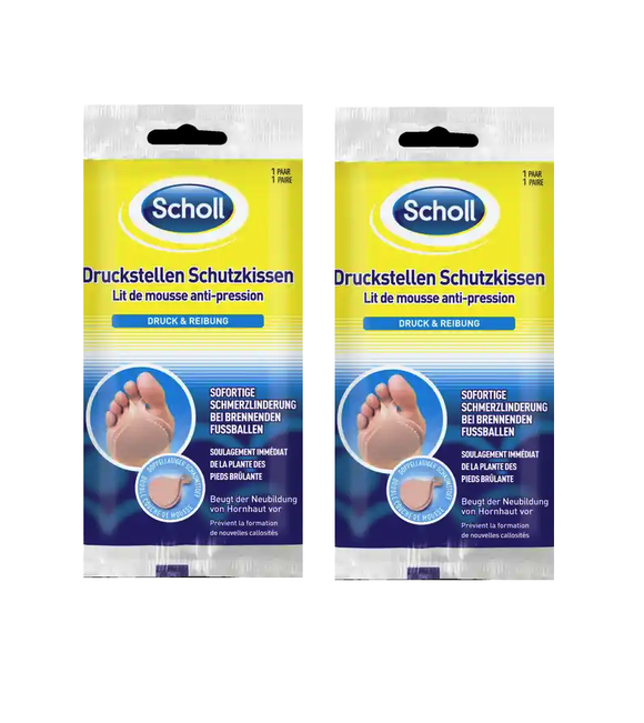2xPack Scholl Pressure Points Protective Cushion