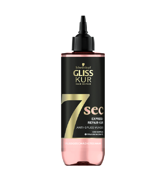 Schwarzkopf Gliss Kur 7 Seconds Express Anti-Split Miracle Hair Repair Treatment - 200 ml