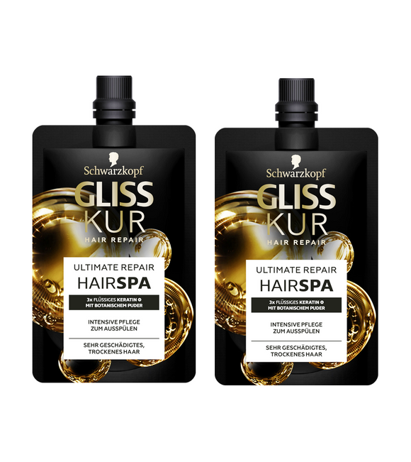 2xPack Schwarzkopf Gliss Kur Ultimate Repair Hair Spa - 100 ml