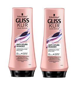 2xPack Schwarzkopf Gliss Kur Anti-split Miracle Sealing Conditioner - 400 ml